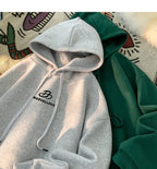 Korean Classic Loose Hooded Sweatshirt Casual Sports Wind Pullover Hoodie Multi-colour Sweatshirts Men Women Oversized