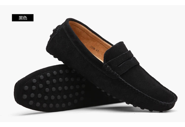 Shoes Men Casual Shoes Fashion Men Shoes Genuine Leather Men Loafers Moccasins Slip on Men Flats Male Driving Shoes