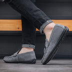 Comfortable Men's Shoes Soft Sole Loafers Outdoor Mens Casual Shoes Fashion Leather Shoes Autumn Flat Male Driving Shoe Zapatos