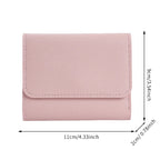 Simple And Short Lady Purse Student Ticket Holder Multi-function Card Bag