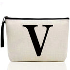 Ladies Makeup Bag Letter Print pattern Classic Coin Purse Organizer Bag Pouches for Travel Bags Pouch Women Storage Cosmetic Bag