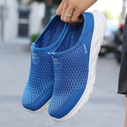 Men Half Slippers Summer Shoes Mens Sandals Breathable Mesh Outdoor Casual Walking Man Shoe Large Flat Lightweight Male Slippers