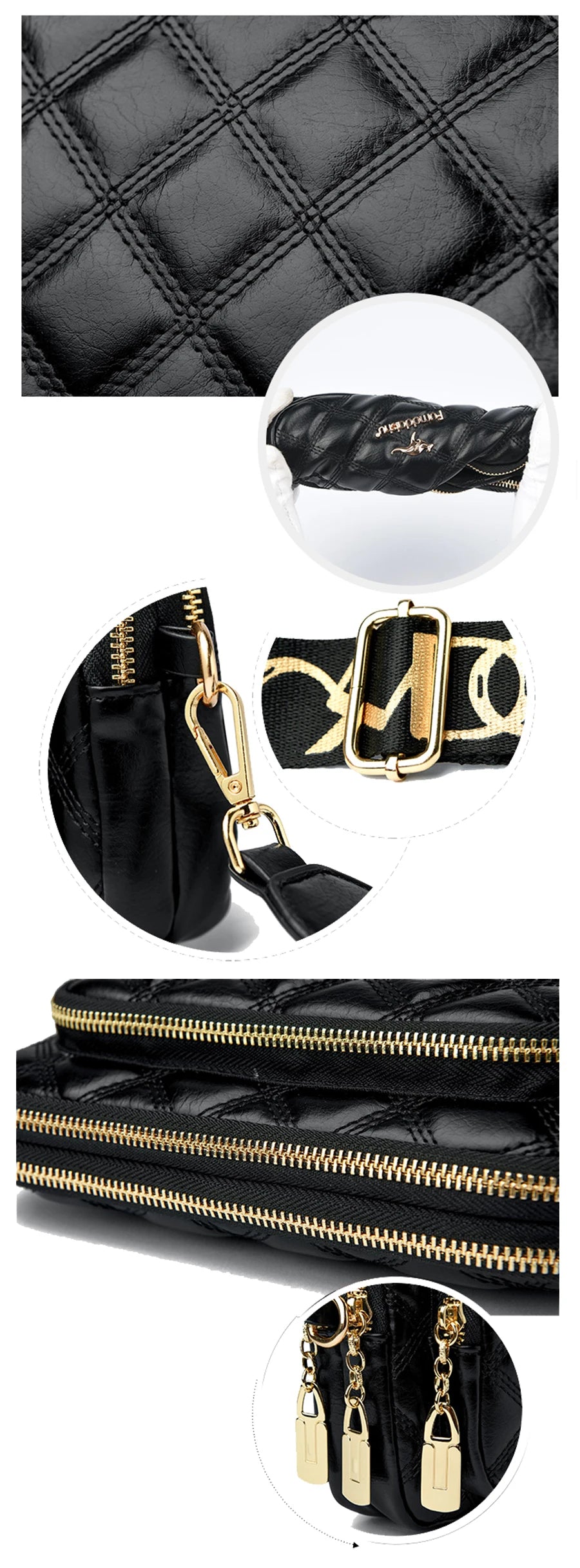 High Quality Purse Leather Luxury Handbag Women Shoulder Bags Designer Crossbody Bag for Female Bag Fashion Ladies Messenger Sac