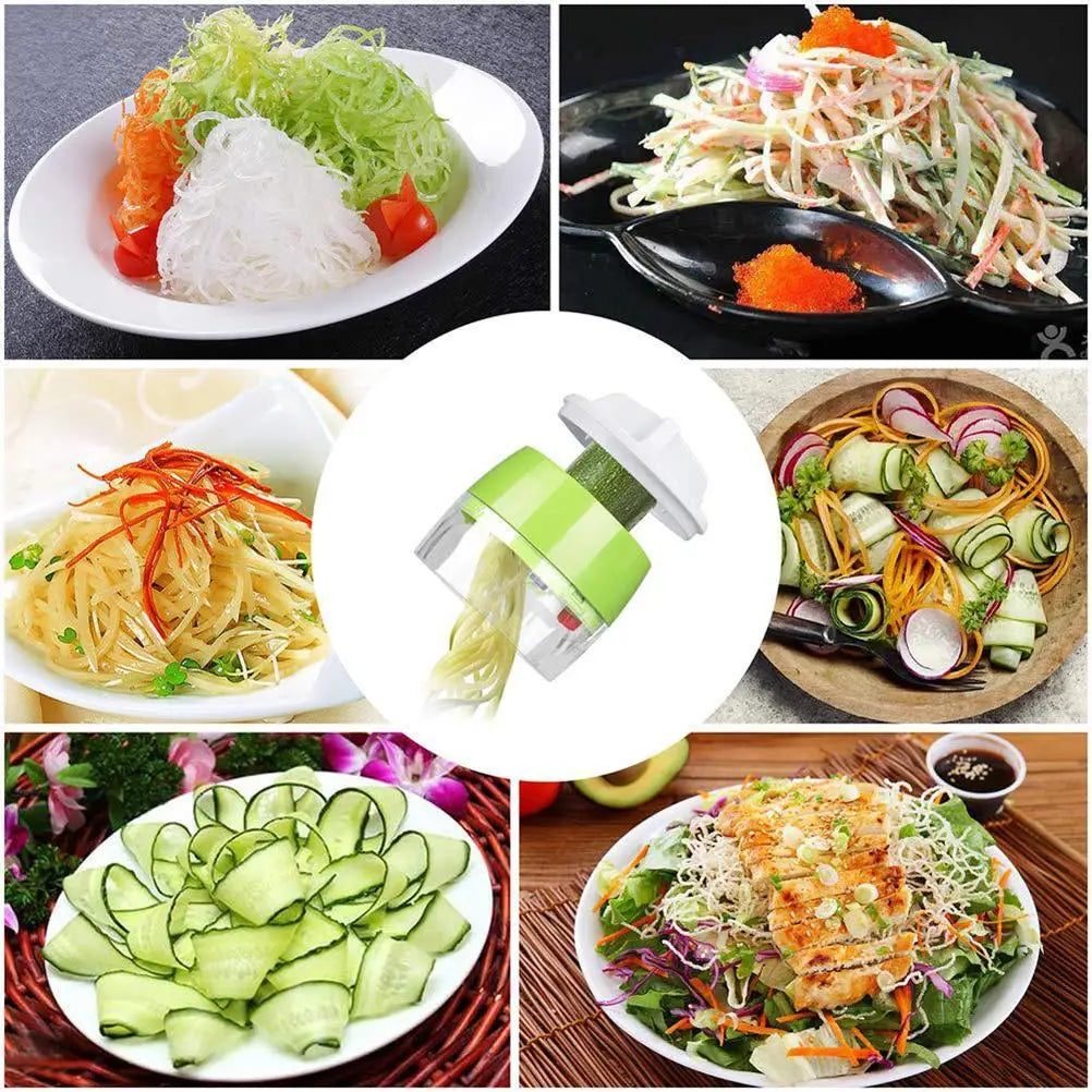 Manual Spiral Cutter Vegetable Cutter Vegetable Cutter Manual Spiral Cutter Kitchen Gadgets for Carrots Cucumbers Veggetti