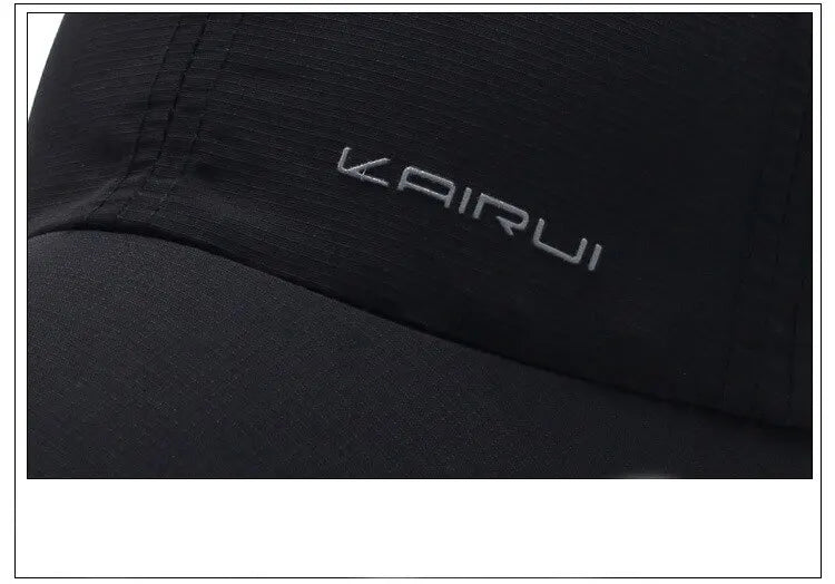 New Men Hat Four Seasons Quick-Dry Baseball Cap Women Outdoor Sports Sun Hat Print Letter Cap