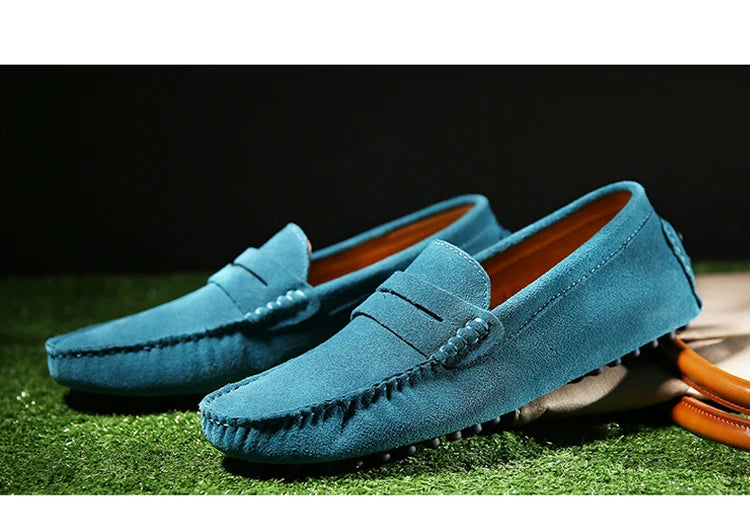 Shoes Men Casual Shoes Fashion Men Shoes Genuine Leather Men Loafers Moccasins Slip on Men Flats Male Driving Shoes