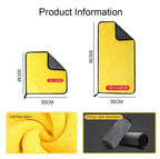 3/5/10Pcs Car Wash Microfiber Towel 30*30CM / 30*60cm Car Cleaning Drying Cloth  Care Cloth Car Wash Towel  Kitchen Towel