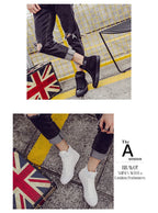 Men High Top Casual Shoes Fashion Breathable Canvas Shoes for Men Comfortable Lace-up Walking Shoes Non-slip Women Sneakers New