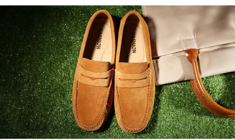 Shoes Men Casual Shoes Fashion Men Shoes Genuine Leather Men Loafers Moccasins Slip on Men Flats Male Driving Shoes
