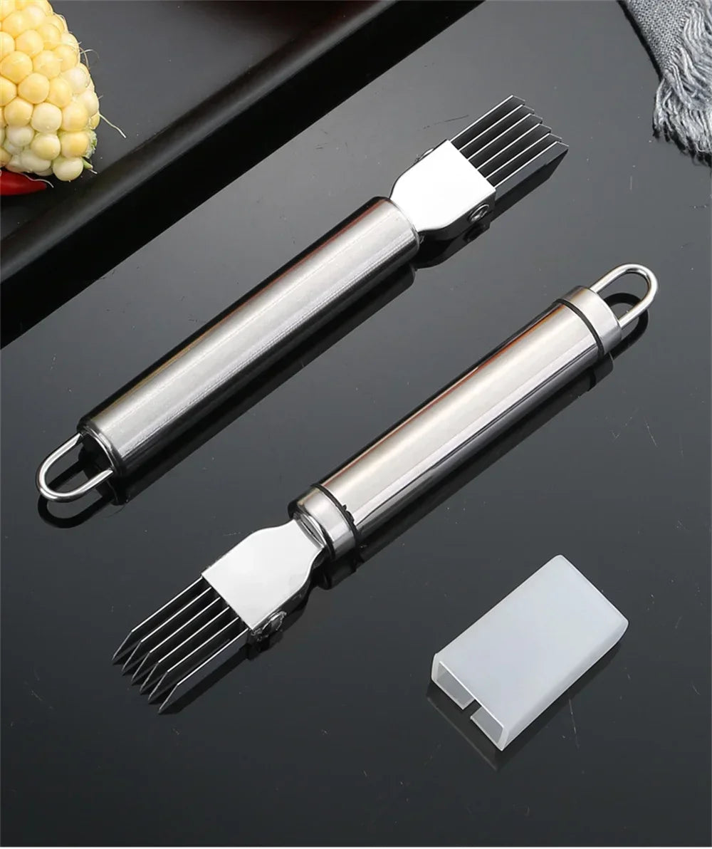 Kitchen Shred Onion Slicers Multi-Purpose Stainless Steel Chopped Green Onion Knife Kitchen Gadgets for Green Onion Cutter Tools