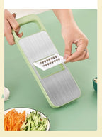 Kitchen 5 in 1 Stainless Steel Multifunctional Safe Manual Vegetable Slicer Cutter Potato Shredders Garlic Carrot Grater Chopper