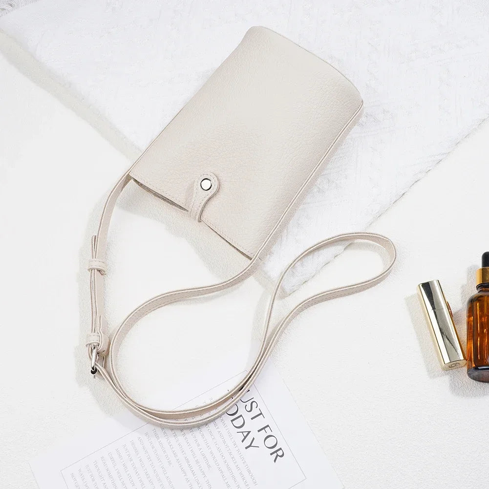 Soft Pu Leather Women Handbags Fashion Large Capacity Crossbody Bags Small Shoulder Bags Ladies Phone Purse Female Solid Flap