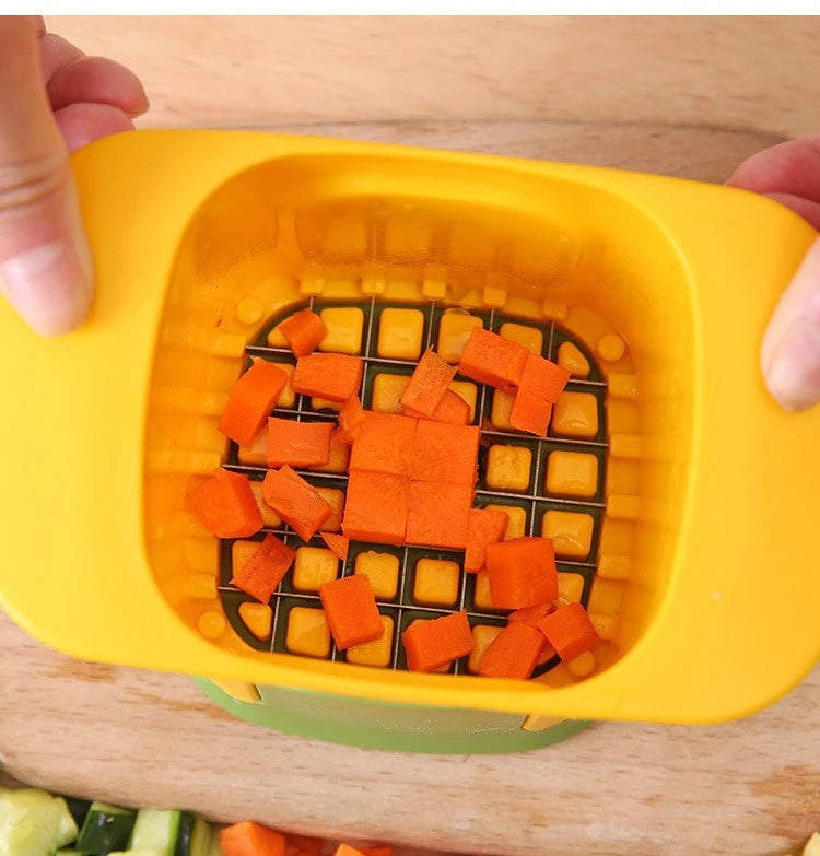 1pc Multi-functional Vegetable Shredder Chip Knife Household Garlic Press Onion Dicer Cucumber Potato Slicer Kitchen Tools