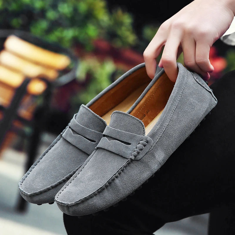 Shoes Men Casual Shoes Fashion Men Shoes Genuine Leather Men Loafers Moccasins Slip on Men Flats Male Driving Shoes