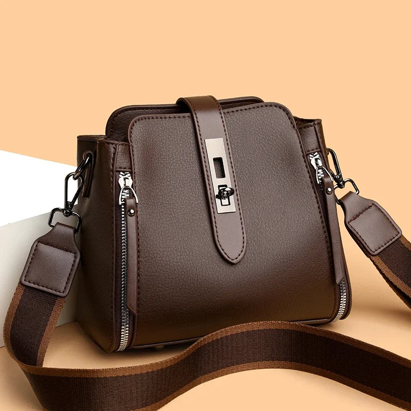 High Quality  Leather Luxury Purses And Handbags Women Bags Designer Female Shoulder Crossbody Bags For Ladies 2024 Sac A Main