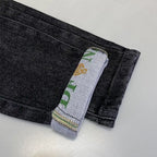 Harajuku Fashion Men's Printed Cargo Vintage Harem Pants Elastic Waistband Baggy Jeans for Casual Spring and Autumn Denim Pants