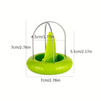 Fast Fruit Kiwi Cutter Peeler Slicer Kitchen Gadgets Stainless Steel Kiwi Peeling Tools Kitchen Creative Fruit Peeler