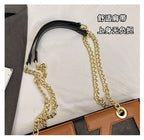 High-End Luxury Elegant Tote Bag For Women Shopper Messenger Purse Solid Color Commuter Use Large Capacity