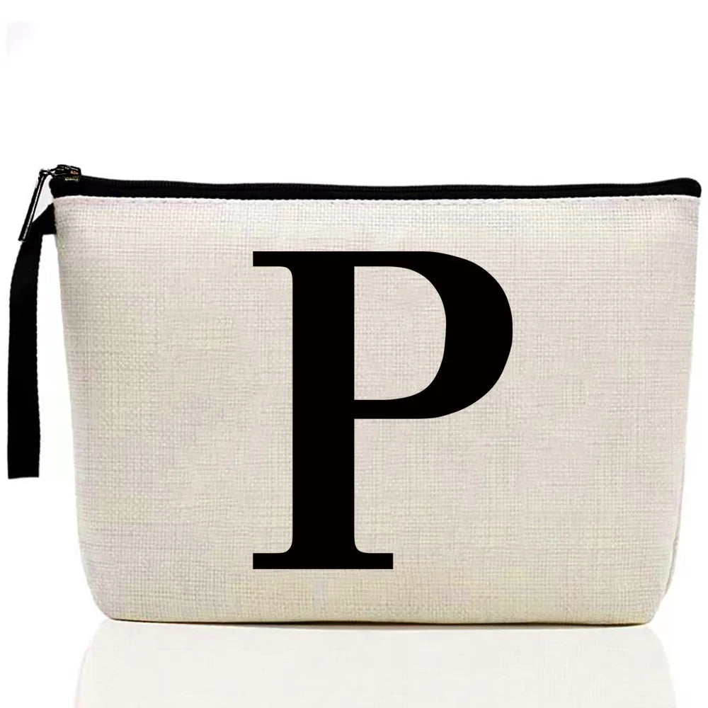 Ladies Makeup Bag Letter Print pattern Classic Coin Purse Organizer Bag Pouches for Travel Bags Pouch Women Storage Cosmetic Bag