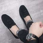 Comfortable Men's Shoes Soft Sole Loafers Outdoor Mens Casual Shoes Fashion Leather Shoes Autumn Flat Male Driving Shoe Zapatos