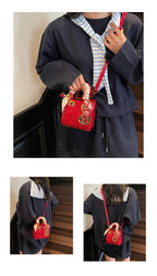 2025 Quilted Lady Dior Style Purse, Luxury Mini Chain Crossbody Shoulder Handbag