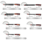 Kitchen Knife Set 15-Piece With Wooden Block,Laser Damascus Pattern Steel Professional Chef's Knife,With Scissor Sharpening Rod