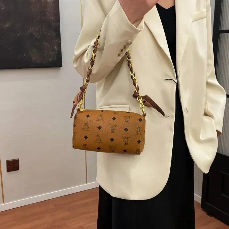 Luxury Ladies Crossbody Purse - Designer Leather Shoulder Bag Elegant Handbags Women Tote Fashionable