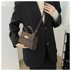 Women's Plaid Crossbody Bag PU Leather - Lightweight Shoulder Purse for Office, Commute & Travel 크로스백