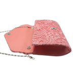 Ladies Lace Wedding Wallet Evening Party Purse Handbags Clutch Bag Messenger Bag
