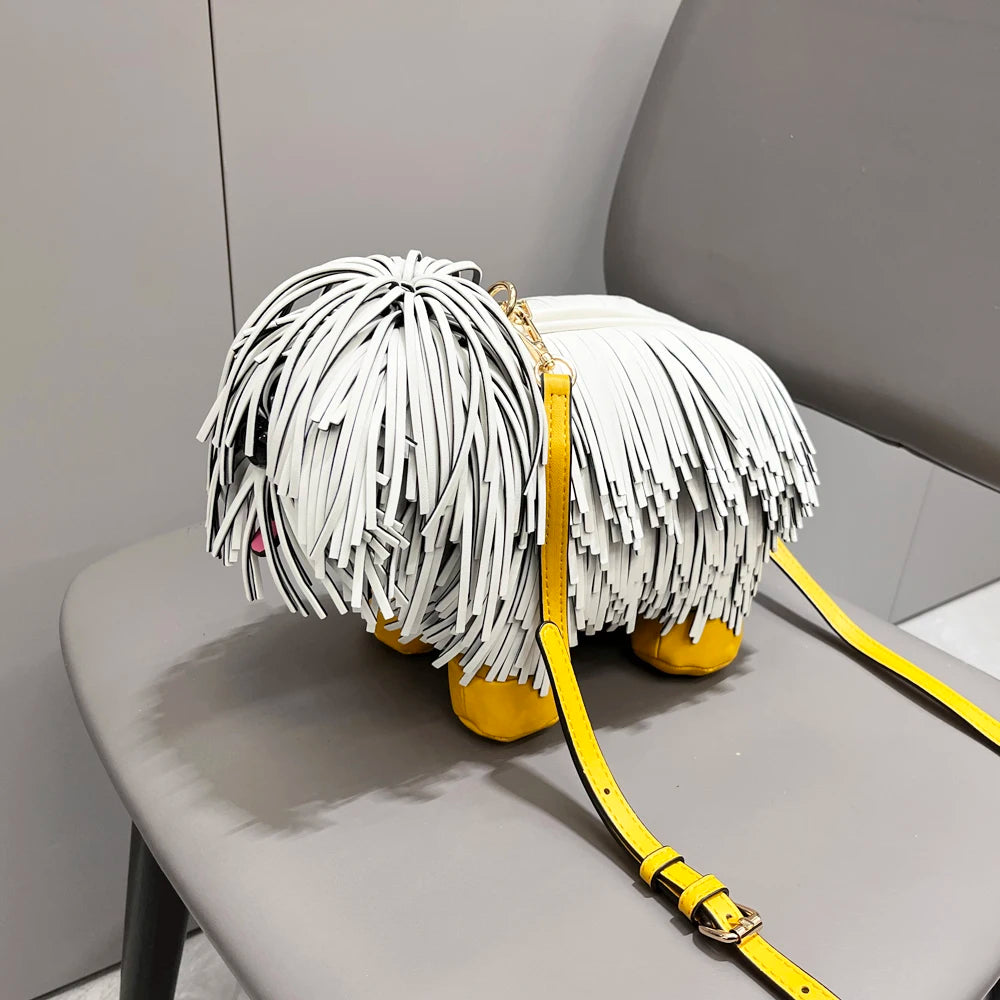 purses and handbags For Women Luxury Designer Leather crossbody shoulder bag Purse Cute dog shape Evening Party bag Women's bag