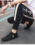 MAEDEF Men's Loafers Lightweight Driving Casual Thin Bottom Flats Shoes Soft Sole Comfortable Non Slip Lace-up Walking Shoes Men