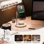 Wireless Charger Magnetic Charging Station For iPhone 16-12 Series For iWatch For AirPods 4/3/2/Pro 4-in-1 Qi2 Fast 15W