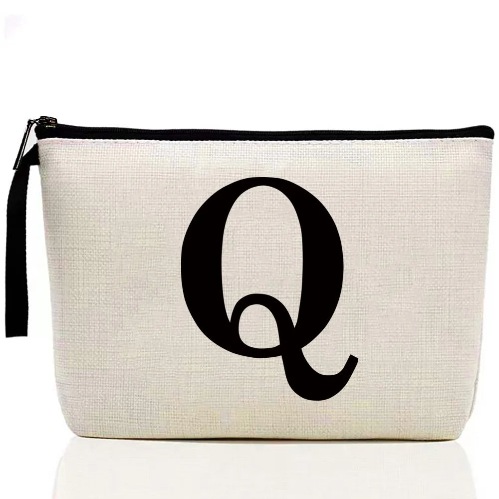 Ladies Makeup Bag Letter Print pattern Classic Coin Purse Organizer Bag Pouches for Travel Bags Pouch Women Storage Cosmetic Bag