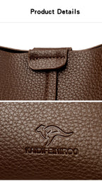 Hand Top-Handle Bags for Women 2025 High Quality Pu Leather Purse Ladies Shoulder Crossbody Bag Medium Casual Tote KAIDIFEINIROO