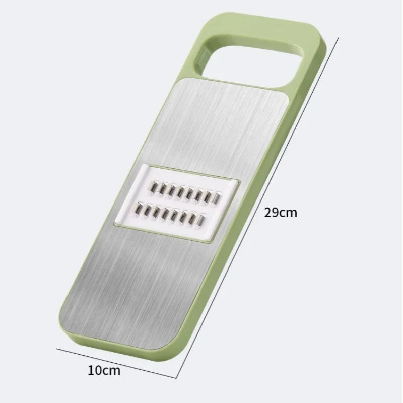 Kitchen 5 in 1 Stainless Steel Multifunctional Safe Manual Vegetable Slicer Cutter Potato Shredders Garlic Carrot Grater Chopper