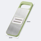 Kitchen 5 in 1 Stainless Steel Multifunctional Safe Manual Vegetable Slicer Cutter Potato Shredders Garlic Carrot Grater Chopper