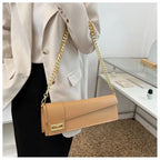 PU Leather Shoulder Bag for Women, Ladies' Purse, Rectangle, Solid, Female Handbag, High Quality, Klein Blue, Underarm, Fashion