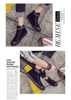 Men High Top Casual Shoes Fashion Breathable Canvas Shoes for Men Comfortable Lace-up Walking Shoes Non-slip Women Sneakers New