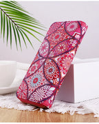 New fashionable lady zipper PU handbag purse with multiple clips and mobile phone compartments to travel, business, high-capacit