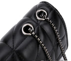 Quilted Crossbody Purse for Women Trendy Ladies Shoulder Bag with Chain Designer Purses