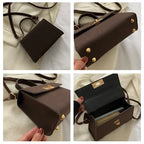 Women's Plaid Crossbody Bag PU Leather - Lightweight Shoulder Purse for Office, Commute & Travel 크로스백