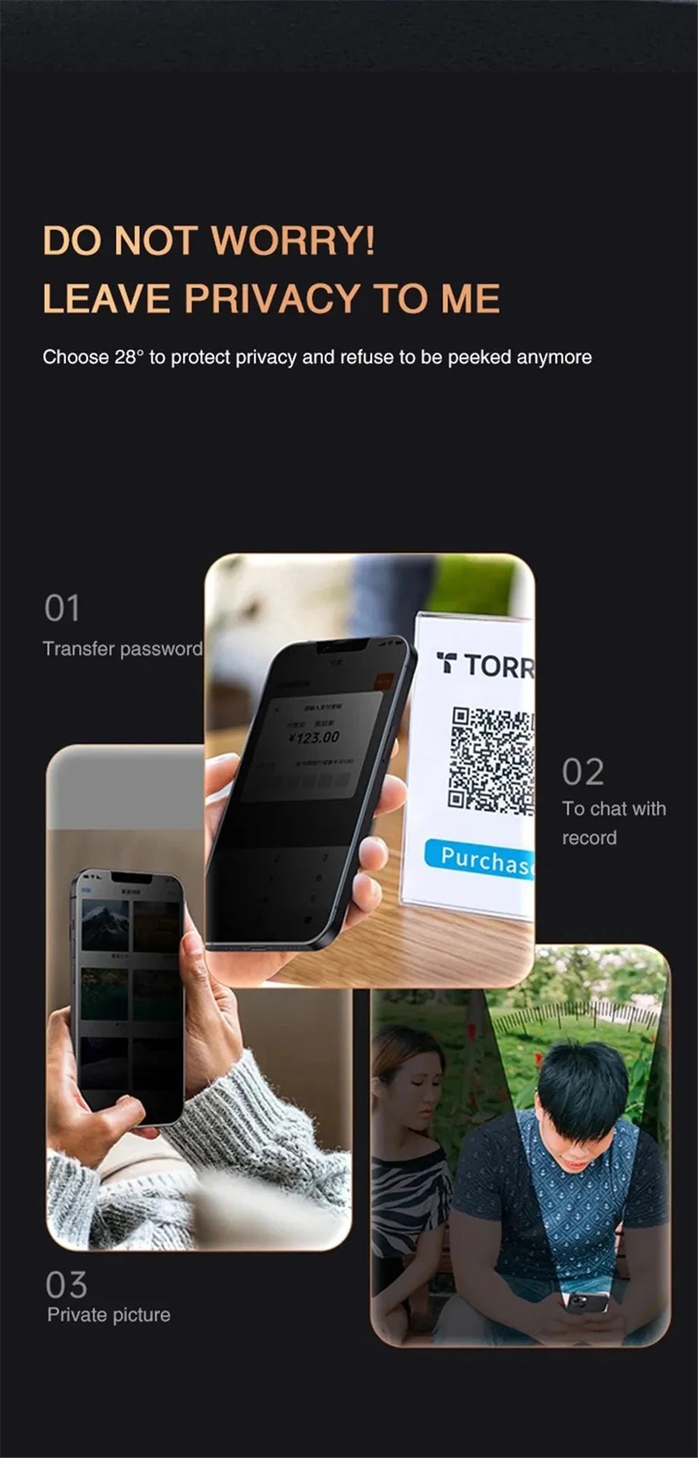 1-5Pcs Privacy Screen Protector for iPhone 17 16 15 14 13 11 12 Pro Max Mini Anti Spy Tempered Glass for iPhone 16Pro XR X Glass