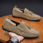 Comfortable Men's Shoes Soft Sole Loafers Outdoor Mens Casual Shoes Fashion Leather Shoes Autumn Flat Male Driving Shoe Zapatos