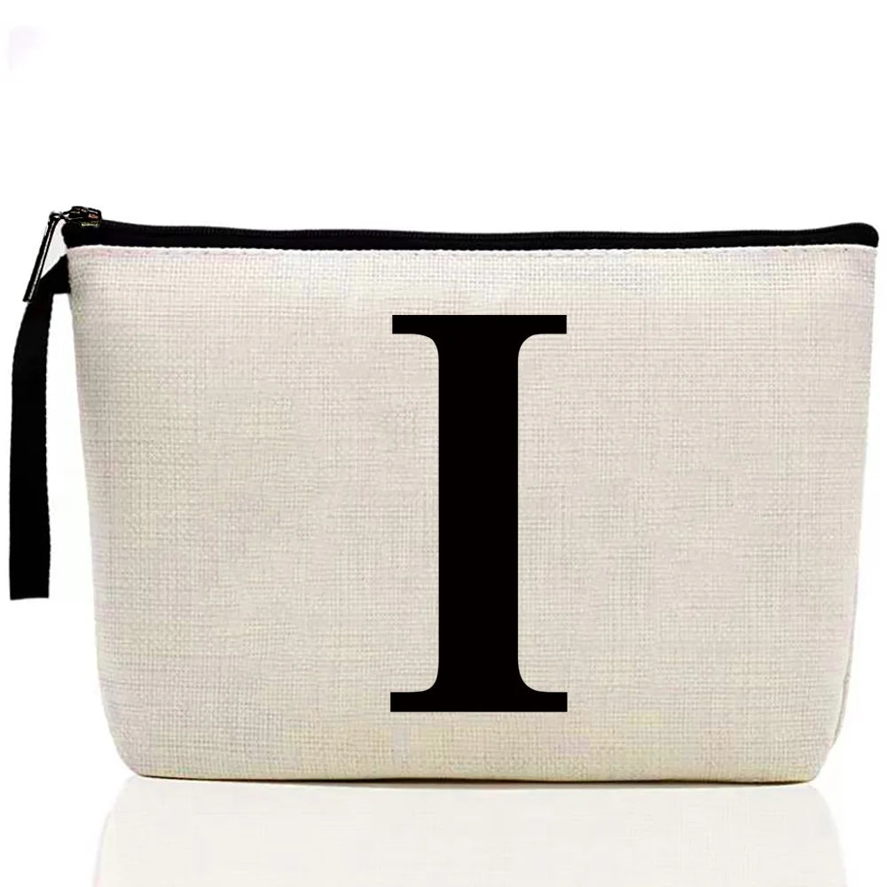 Ladies Makeup Bag Letter Print pattern Classic Coin Purse Organizer Bag Pouches for Travel Bags Pouch Women Storage Cosmetic Bag