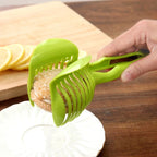Stainless Steel Kitchen Handheld Orange Lemon Slicer Tomato Cutting Clip Fruit Slicer Onion Slicer KitchenItem Cutter Accessorie