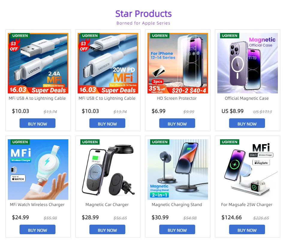 Magnetic Wireless Charger Stand 20W Max 2-in-1 Charging Stand For iPhone 16 15 Pro Max/iPhone 14/AirPods Fast Charger