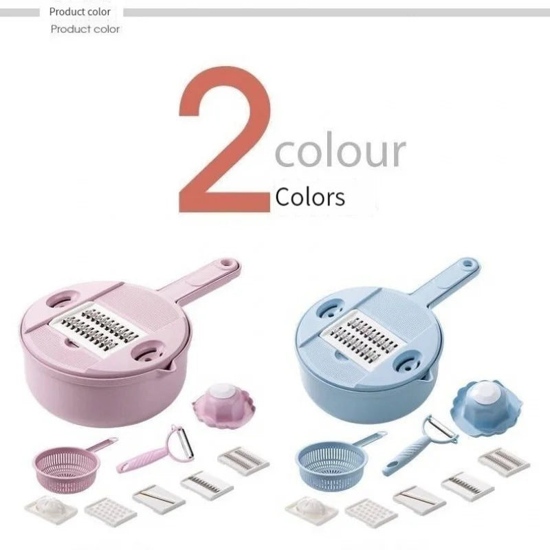 Kitchen Slicer And Chopper Ten In One Set Potato Slice And Slicing Multi-function Slicer Kitchen Appliances Kitchen Utensils