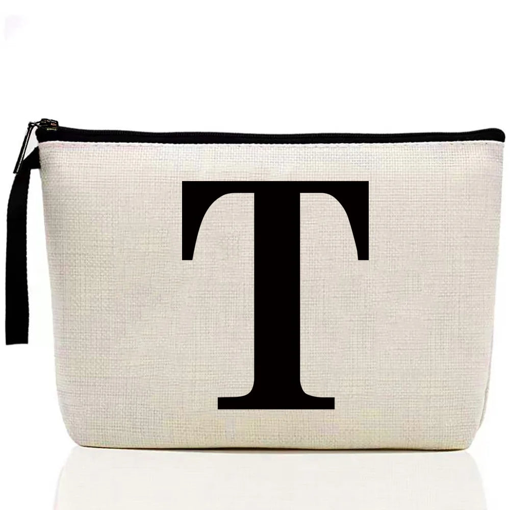 Ladies Makeup Bag Letter Print pattern Classic Coin Purse Organizer Bag Pouches for Travel Bags Pouch Women Storage Cosmetic Bag