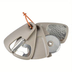 Kitchen Gadget Set 5 Pieces, Stackable Cooking Tools To Save Space, for Household Use, RV Camper Accessories (Grey)