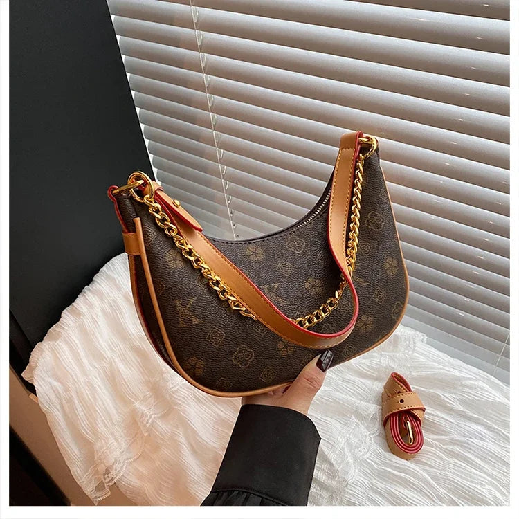 Luxury Leather Tote Bag For Women Designer Crossbody Shoulder Handbag Elegant Ladies Messenger Purse Stylish Classic